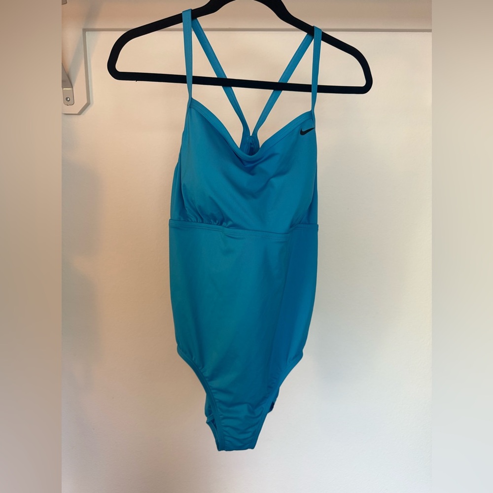 Nike Blue One-Piece Swimsuit XL NWT
